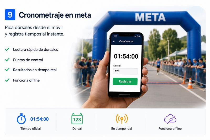 cronometraje eventos deportivos