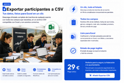 exportar participantes a CSV
