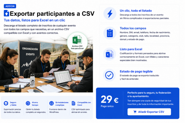 exportar participantes a CSV